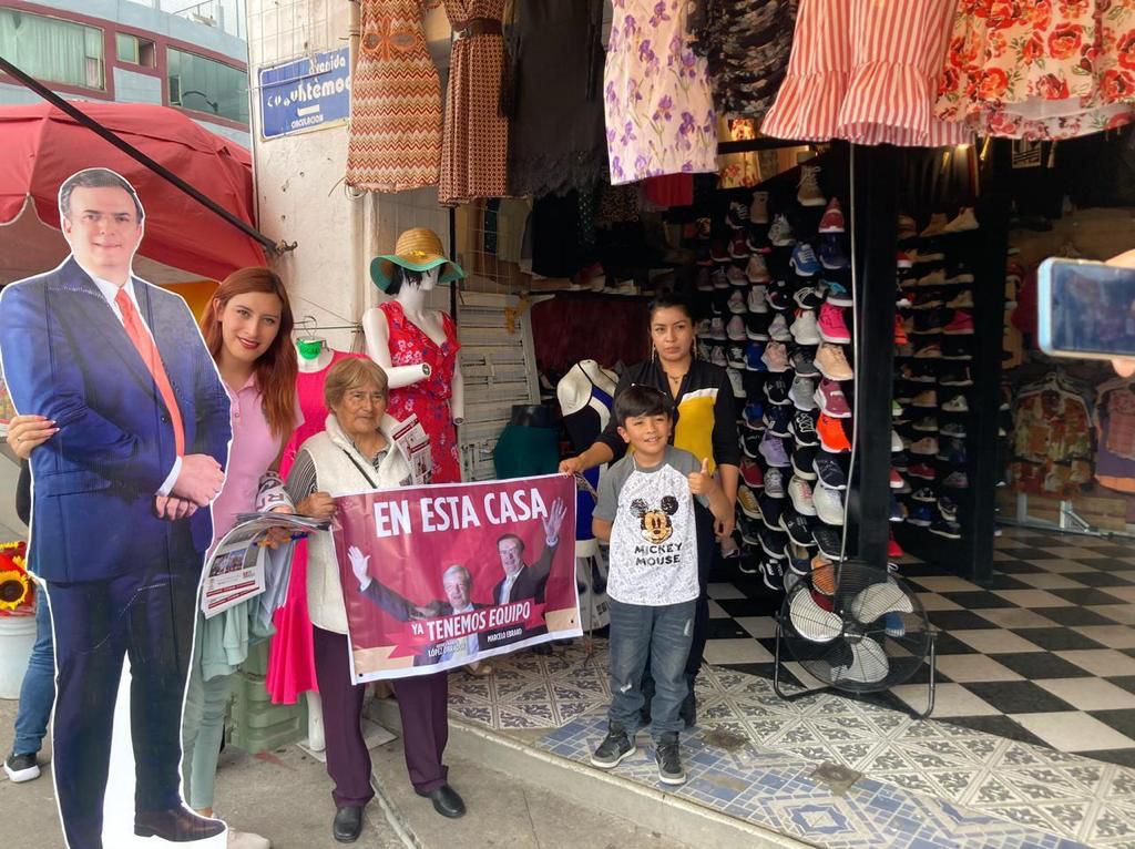 Intensifican brigadeo a favor de Marcelo Ebrard en varios municipios de Tlaxcala